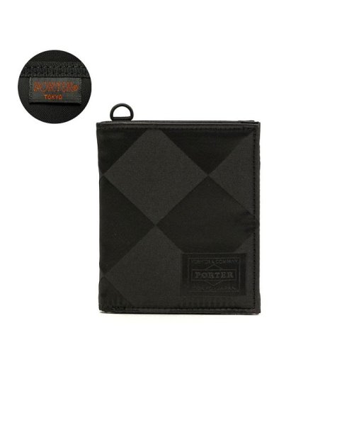 PORTER(ポーター)/ポーター ギリー ウォレット 886－16143 二つ折り財布 財布 吉田カバン PORTER GHILLIE 二つ折り WALLET/ブラック系2