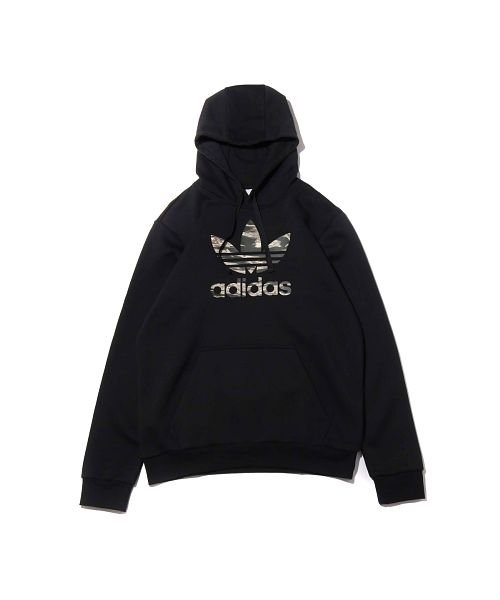 Adidas(アディダス)/アディダス カモ トレフォイル フーディー/ブラック