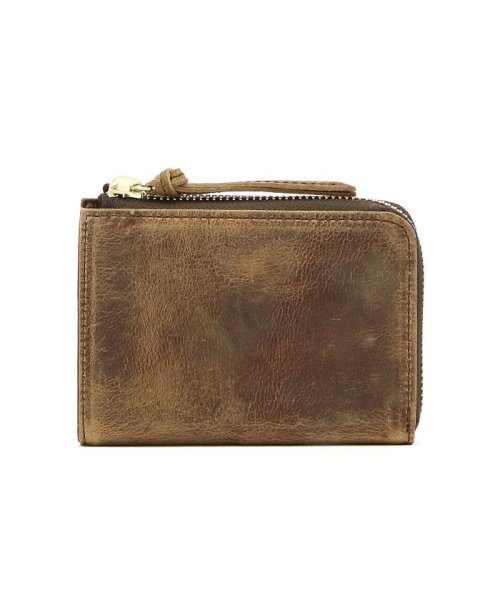 スロウ SLOW 二つ折り財布 kudu クーズー L zip short wallet 本革 333S82I クーズー