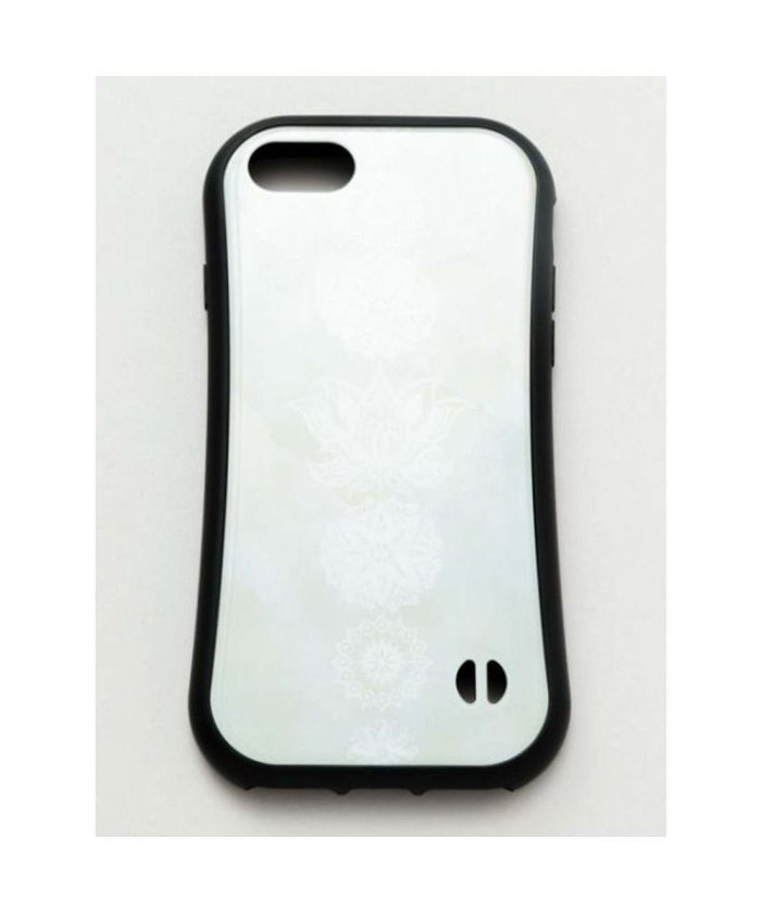チャイハネ Iphone8 7兼用ガラス製スマホケース ロータス ホワイト チャイハネ Cayhane Magaseek