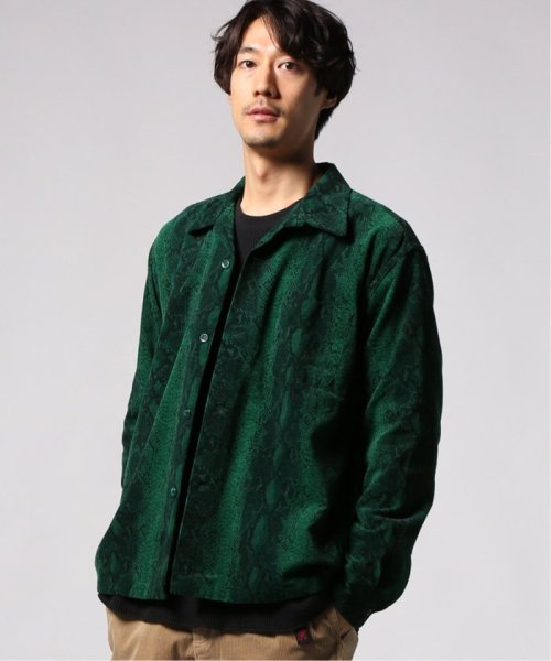 JOURNAL STANDARD(ジャーナルスタンダード)/【STYLE EYES / スタイルアイズ】SNAKE CORDUROY L/S SPORTS SHI/グリーン