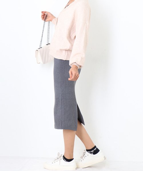 リブニットスカート スリットスカート ミモレ丈 2wayタイトスカート 冬 ボトムス ストレッチ ミニミニストア Miniministore Magaseek リブニットスカート スリットスカート ミモレ丈 2wayタイトスカート 冬 ボトムス ストレッチ ミニミニストア Miniministore Magaseek
