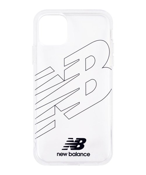 new balance(ニューバランス)/iphone11 ケース ニューバランス New Balance TPUクリアケース フライングロゴ ブラック iPhone11 iPhoneXR/ブラック