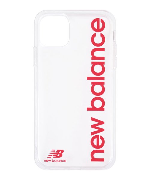 new balance(ニューバランス)/iPhone11 Pro ケース ニューバランス New Balance TPU クリアケース 縦ロゴ レッド iphone11pro ケース/レッド