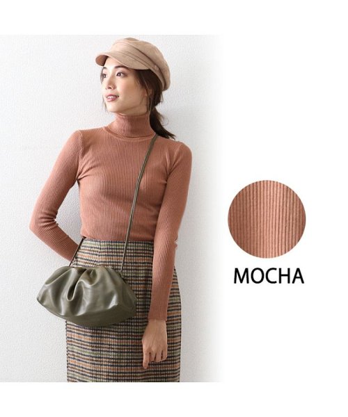 セール やわらかリブタートルニット 502774111 オウンコード