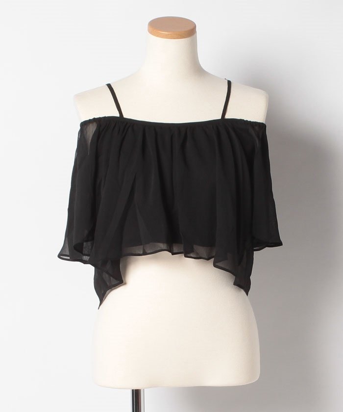 セール Te Chichi Terrasse テチチ テラス 楊柳シフォンオフショルダーキャミソール Offprice Ec Offprice Ec Magaseek