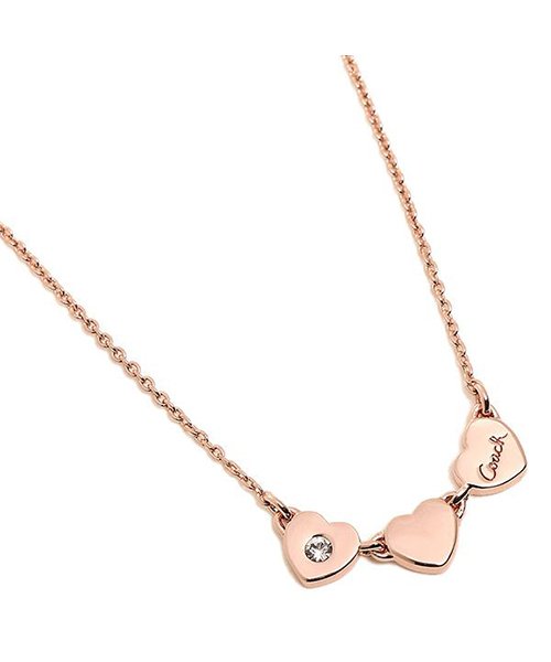 コーチ ネックレス レディース Coach Rscle Heart Station ハートステーション ペンダント ローズゴールド コーチ Coach Magaseek