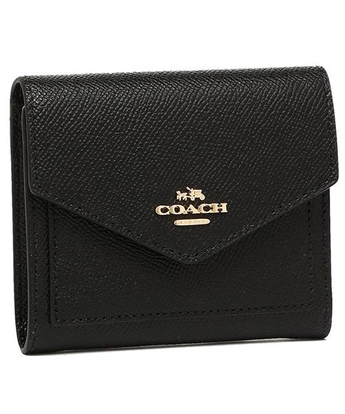 COACH(コーチ)/コーチ 財布 COACH 58298 LIBLK SMALL WALLET レディース 二つ折り財布 ブラック/ブラック