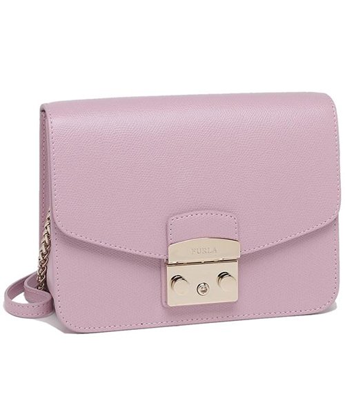 FURLA(フルラ)/フルラ バッグ FURLA 1033978 BNF8 ARE R0S METROPOLIS S CROSSBODY メトロポリス Sサイズ クロスボディ レディ/パープル