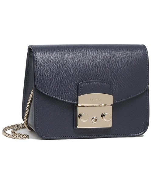 FURLA(フルラ)/フルラ バッグ FURLA 1034003 BGZ7 ARE B0L METROPOLIS MINI CROSSBODY メトロポリス ミニ クロスボディ レデ/ネイビー