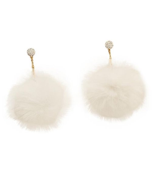 ケイトスペード ピアス アクセサリー Kate Spade Wbruh005 100 Chic And Cushy Linear Pouf Earrings レ ケイトスペードニューヨーク Kate Spade New York Magaseek