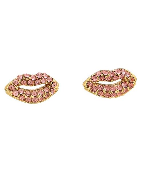 セール ケイトスペード ピアス アクセサリー Kate Spade Wbruh302 695 Lips Pave Lip Studs レディース Light Rose ケイトスペードニューヨーク Kate Spade New York Magaseek
