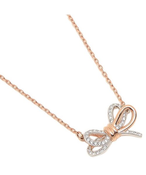 セール スワロフスキー ネックレス アクセサリー Swarovski Lifelong Bow レディース ペンダント ローズゴールド シルバー クリア スワロフスキー Swarovski Magaseek