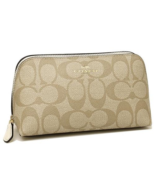 COACH(コーチ)/コーチ ポーチ アウトレット COACH F53385 IMDQC レディース ポーチ ライトカーキ/チョーク/カーキ