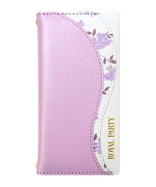Iphonexs ケース ロイヤルパーティー Royalparty Wave Lavender Iphonexs X Iphonex 手帳型 エムファクトリー Mーfactory Magaseek