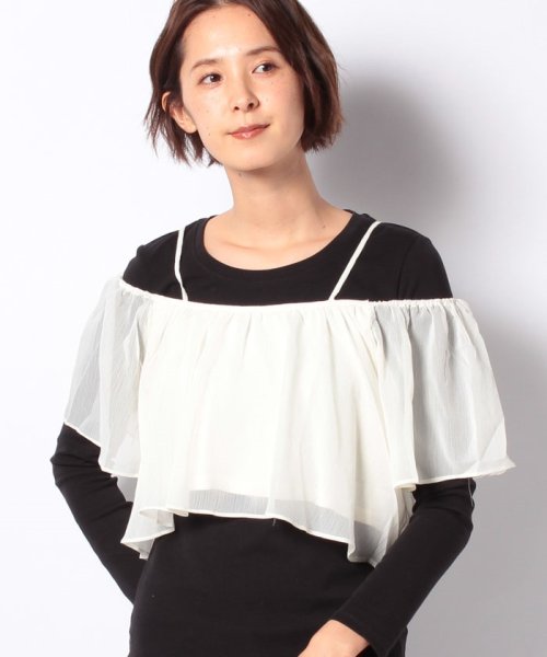 セール Te Chichi Terrasse テチチ テラス 楊柳シフォンオフショルダーキャミソール Offprice Ec Offprice Ec Magaseek