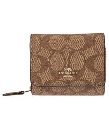 COACH(コーチ)/COACH レディース F41302 三つ折り財布/ベージュ