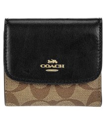 COACH(コーチ)/COACH レディース F87589 三つ折り財布/カーキ/ブラック