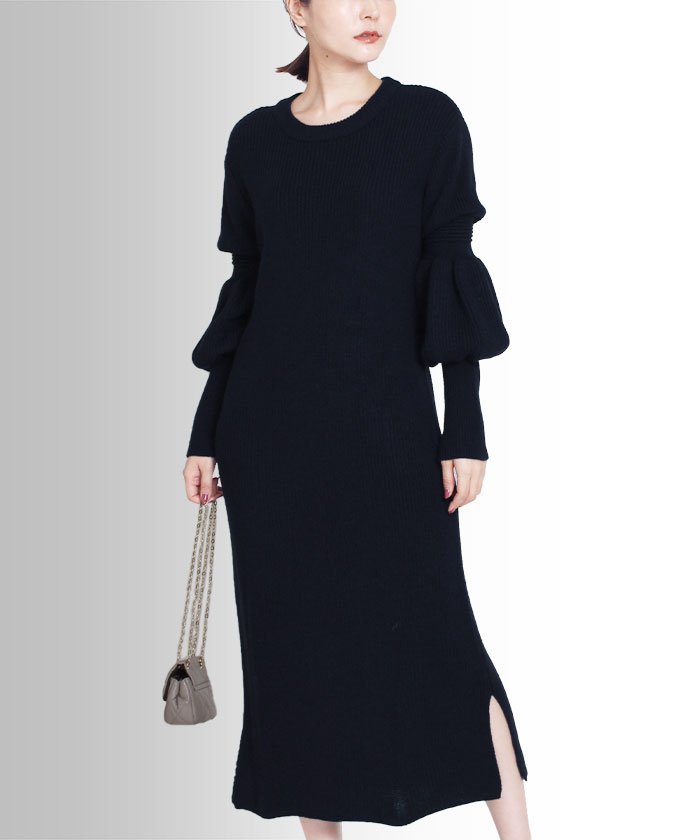 セール ひょうたん袖ニットワンピース マーサ Martha Magaseek