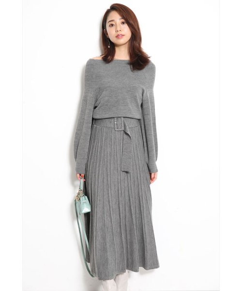 オフショルフレアニットワンピース 502787585 マイストラーダ