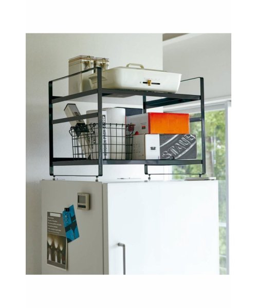 Web限定 Tower タワー 冷蔵庫上収納ラック エルビーシー Lbc Magaseek