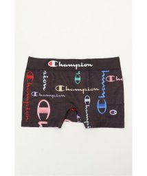 VENCE　EXCHANGE(ヴァンス　エクスチェンジ)/【WEB限定】Champion チャンピオン ロゴ総柄ボクサー/ブラック