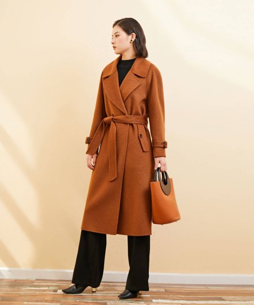 ウールコート レディース コート ウール あたたか 通勤 職場 デート 大人女性 綺麗系 冬新作 Aimoha アイモハ Aimoha Magaseek