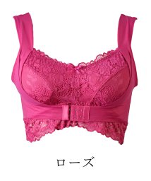 PINK PINK PINK(ピンクピンクピンク)/キレイを極める育乳ナイトブラジャー S M L LL/ローズ