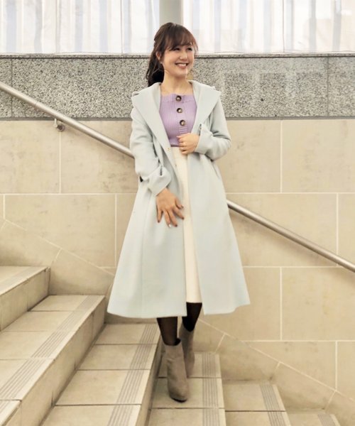 セール ロングフードチェスターコート トランテアン ソン ドゥ モード 31 Sons De Mode Magaseek