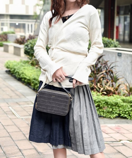 お財布ショルダー クロコ柄 アングリッド バッグ Ungrid Bag Magaseek