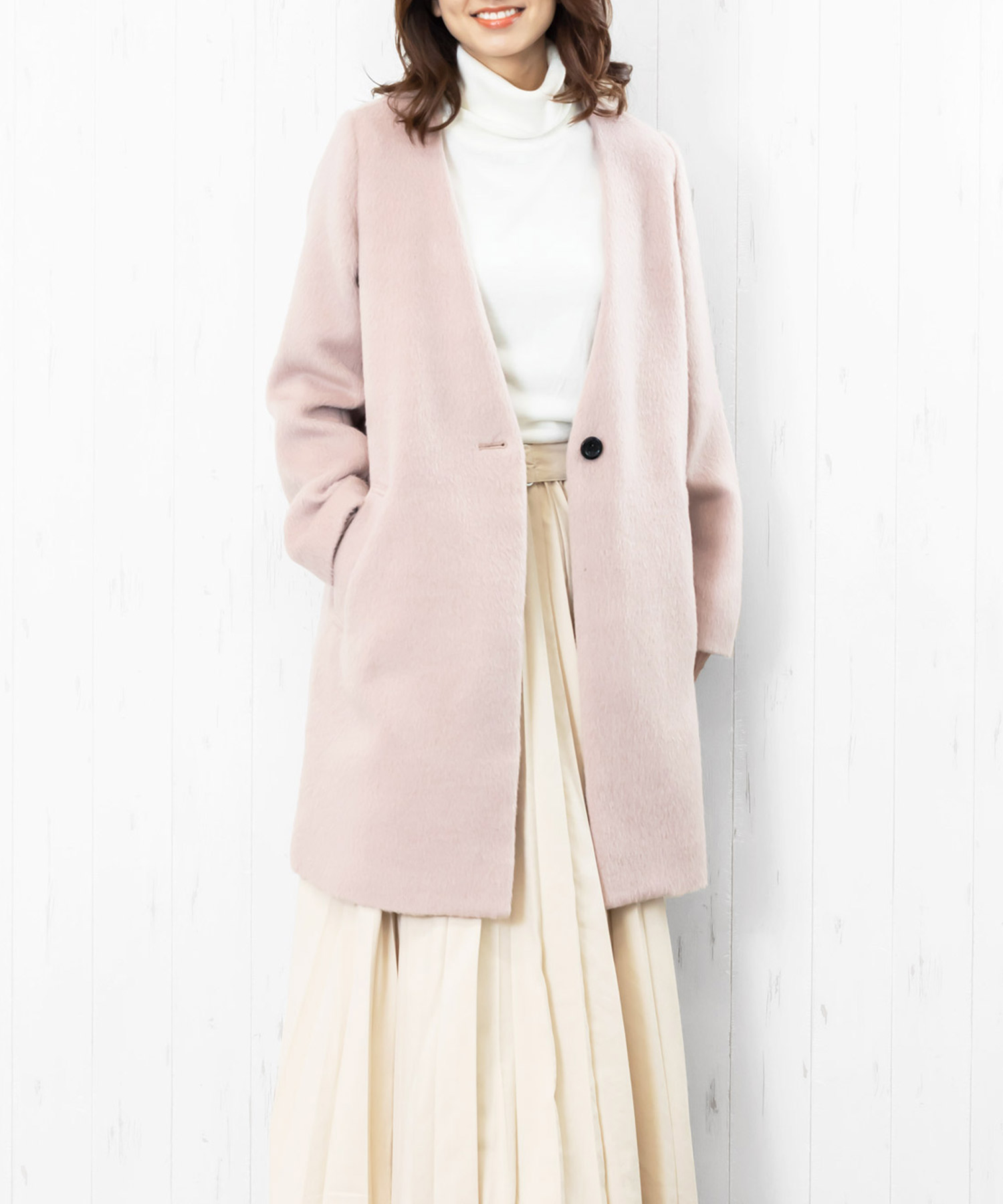 チェスターコート(ピンク・桃色)のファッション通販 - MAGASEEK
