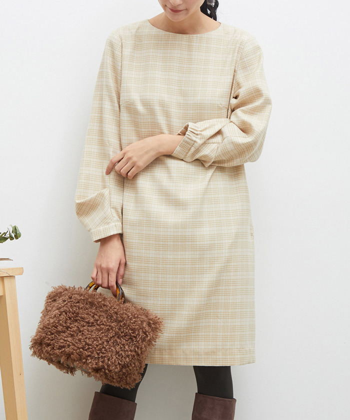 値頃 ロペ チェックワンピース ロングワンピース マキシワンピース Albinofoundation Org