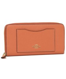 COACH(コーチ)/COACH 財布 アウトレット コーチ F54007 クロスグレインレザー アコーディオン ジップウォレット 長財布/ライトコーラル