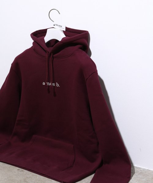 ADAM ET ROPE'(アダム　エ　ロペ)/HOODED PARKA WITH LOGO/ワイン系（67）