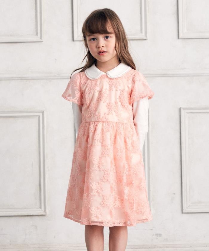 セール 50 Off 90 130cm レース総柄 ワンピース エニファム キッズ Anyfam Kids Magaseek