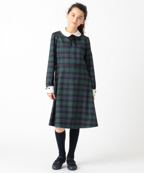 150 170cm チェックレトロワンピース 組曲kids Kumikyoku Kids Magaseek