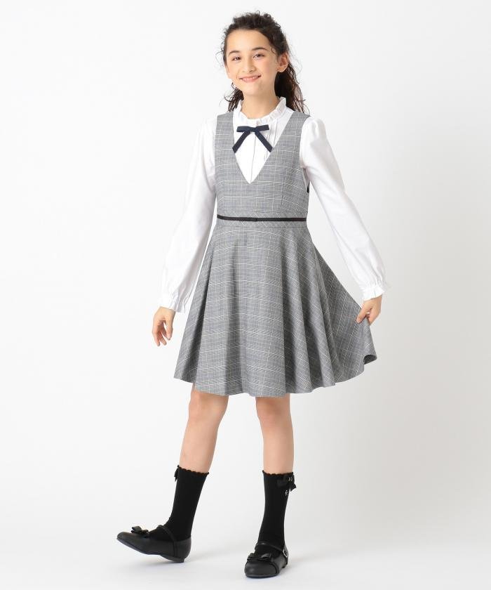 150 170cm チェックジャンパースカート 組曲kids Kumikyoku Kids Magaseek