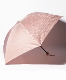 LANVIN Collection(umbrella)(ランバンコレクション（傘）)/LANVIN COLLECTION(ランバン コレクション)婦人ミニ傘 先染ロゴジャガード/ベビーピンク