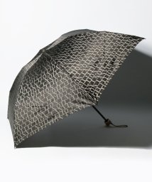 LANVIN Collection(umbrella)(ランバンコレクション（傘）)/LANVIN COLLECTION(ランバン コレクション)婦人ミニ傘 先染ロゴジャガード/ブラック系