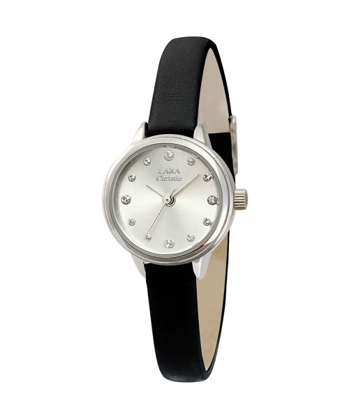 LARA Christie(ララクリスティー)/ララクリスティー 腕時計 レディース ウォッチ クリスタル lw03－0001/ブラック
