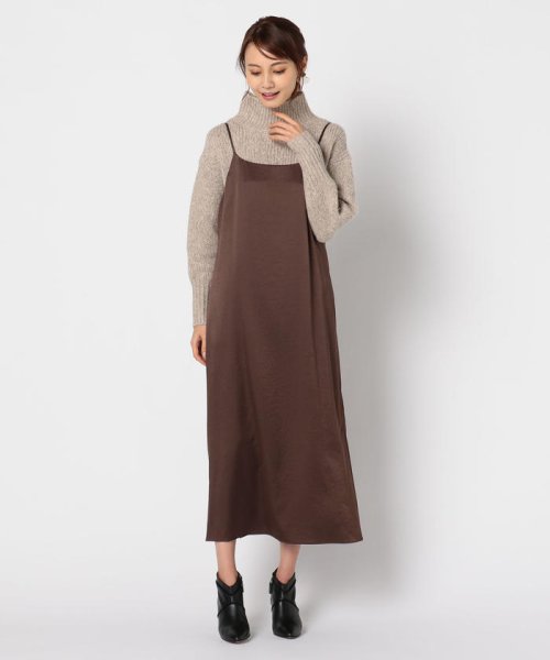 セール サテンキャミワンピース ノーリーズ Nolley S Magaseek