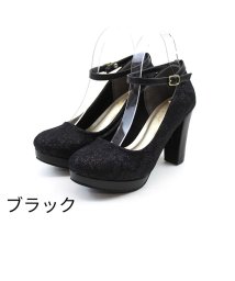 gelee/3WAYプラットフォームレースグリッターパンプス/502829791