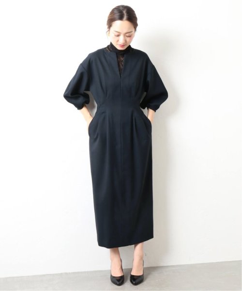 P Ryツイルウエストシェイプ パフスリーブワンピース ヴェルメイユ パー イエナ Vermeil Par Iena Magaseek