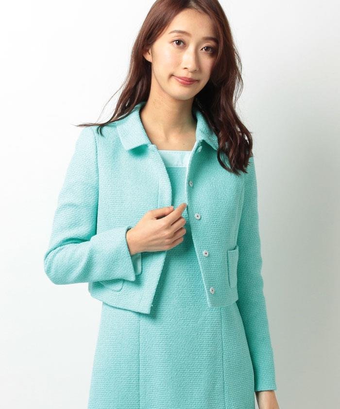 セール ソリッドリントンツィードジャケット エリザ Elisa Magaseek セール ソリッドリントンツィードジャケット エリザ Elisa Magaseek