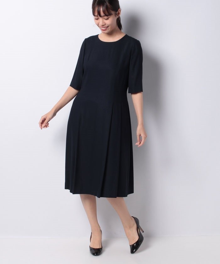 セール タックフレアワンピース レリアン Leilian Magaseek