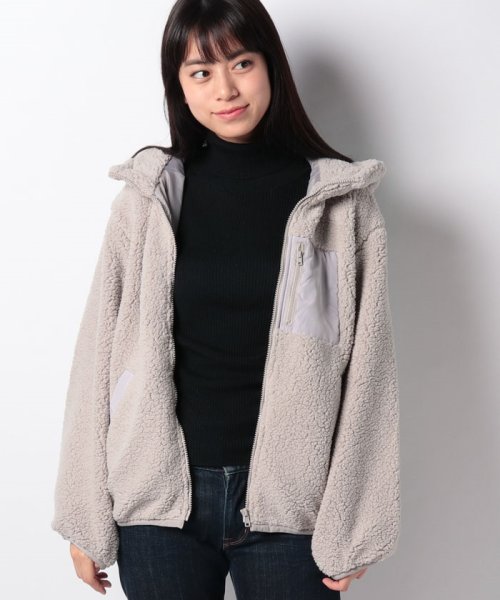 ビッグシルエットフードボアブルゾン スタイルブロック レディース Styleblock Magaseek