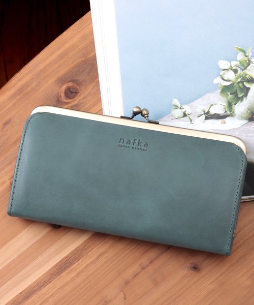 財布 長財布 レディース がま口 本革 薄い ギャルソンウォレット 日本製 がま口財布 Nafka ナフカ Nafka Magaseek 財布 長財布 レディース がま口 本革 薄い ギャルソンウォレット 日本製 がま口財布 Nafka ナフカ Nafka Magaseek