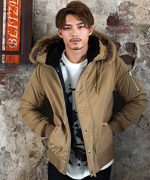 Cavaria キャバリア メンズ N 2b ファー ジャケット キャバリア Cavaria Magaseek