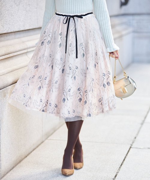 フラワーレースチュールスカート トッコクローゼット Tocco Closet Magaseek