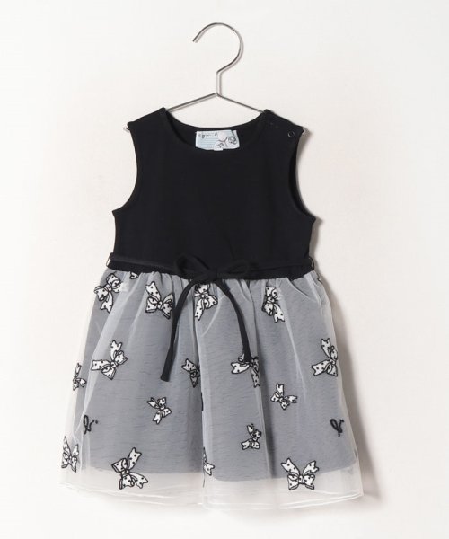 セール Tbr8 L Robe ベビー リボンチュールワンピース アニエスベー アンファン Agnes B Enfant Magaseek
